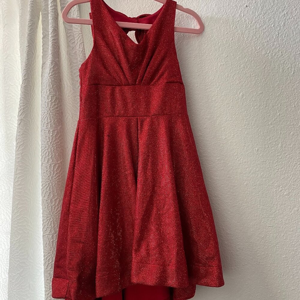 Beautiful Red Dress – Girls’ Size 8 – Worn Once